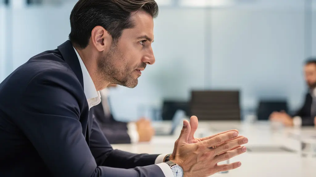 Rédacteur professionnel en écoute attentive lors d'une réunion CSE